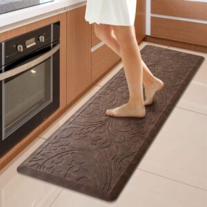 Comfortable Ant-Fatigue Kitchen Mat with Pattern Imprint