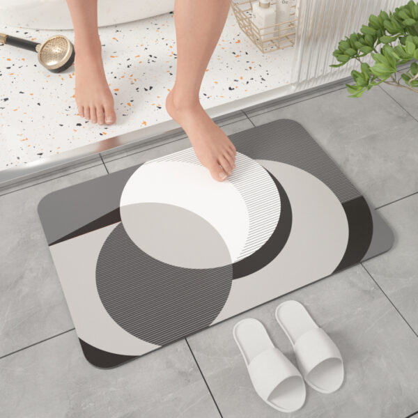 Geometry Patttern Bath Mat