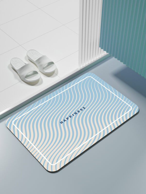 Wavy Line Bath Mat